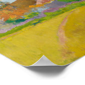 ポール・ゴーギン – タヒチアンランドスケープ ポスター (角)