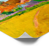 ポール・ゴーギン – タヒチアンランドスケープ ポスター (角)