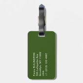 ポール・ゴーギン – タヒチアンランドスケープ ラゲッジタグ (裏面縦)