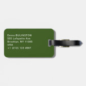 ポール・ゴーギン – タヒチアンランドスケープ ラゲッジタグ (裏面横)