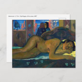 ポール・ゴーギン – ネバーモア/オタイティ ポストカード (正面/裏面)