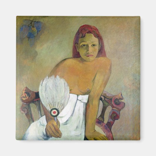 ポール・ゴーギン |ファンの女の子， 1908 マグネット (正面)