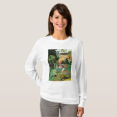 ポール·ゴーギン|マタモーまたは横（ピーコック付き） Tシャツ (正面フル)