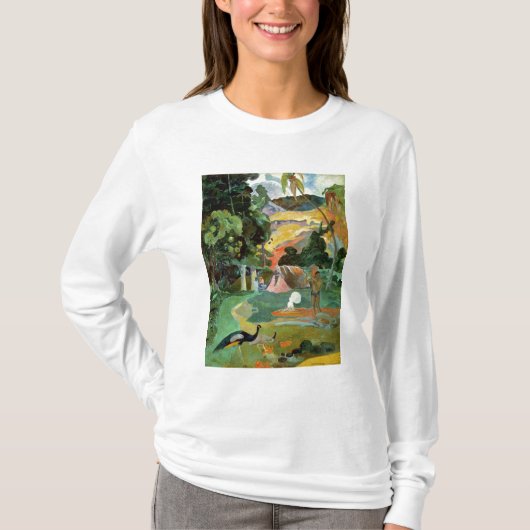 ポール·ゴーギン|マタモーまたは横（ピーコック付き） Tシャツ (正面)