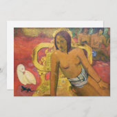 ポール・ゴーギン – ヴァイルマーティ 招待状 (正面/裏面)