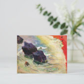 ポール・ゴーギン |波 ポストカード (スタンド正面)