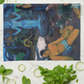 ポール・ゴーギン – 私たちはどこ来から来たの？ キッチンタオル (折り畳み)