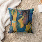 ポール・ゴーギン – 私たちはどこ来から来たの？ クッション (ブランケット)