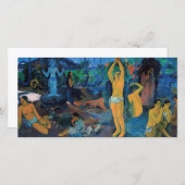 ポール・ゴーギン – 私たちはどこ来から来たの? サンキューカード (正面/裏面)