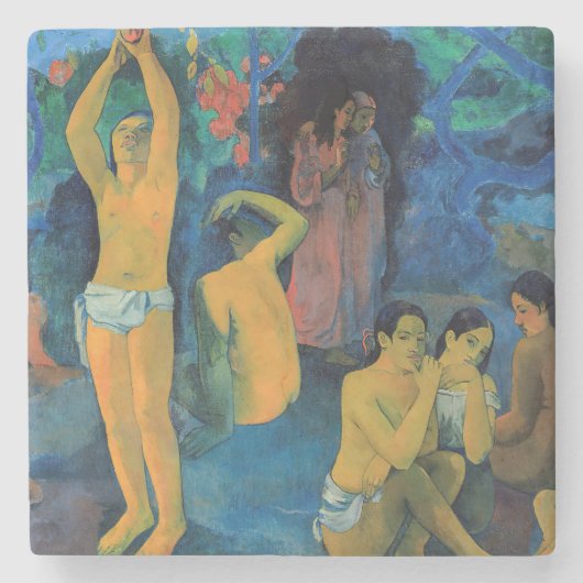 ポール・ゴーギン – 私たちはどこ来から来たの？ ストーンコースター (正面)