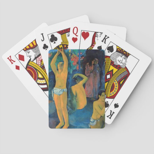 ポール・ゴーギン – 私たちはどこ来から来たの? トランプ (裏面)