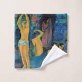 ポール・ゴーギン – 私たちはどこ来から来たの? バスタオルセット (ウォッシュタオル)