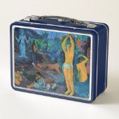 ポール・ゴーギン – 私たちはどこ来から来たの？ メタルランチボックス (裏面)