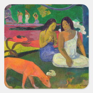 ポール・ゴーギン Arearea (The Red Dog), 1892 スクエアシール