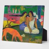 ポール・ゴーギン | Arearea (The Red Dog), 1892 フォトプラーク (側面)