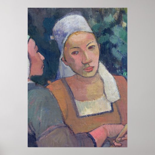 ポール・ゴーギン | Breton Farmers, 1894 (canva油) ポスター (正面)