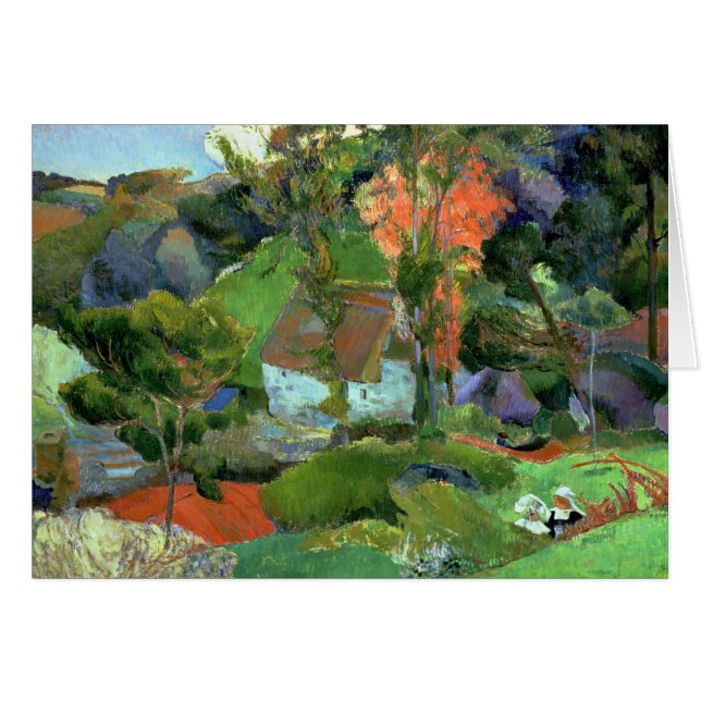ポール・ゴーギン | Landscape at Pont Aven, 1888 (正面横)