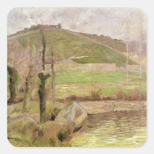 ポール・ゴーギン Landscape near Pont-Aven, 1888 スクエアシール