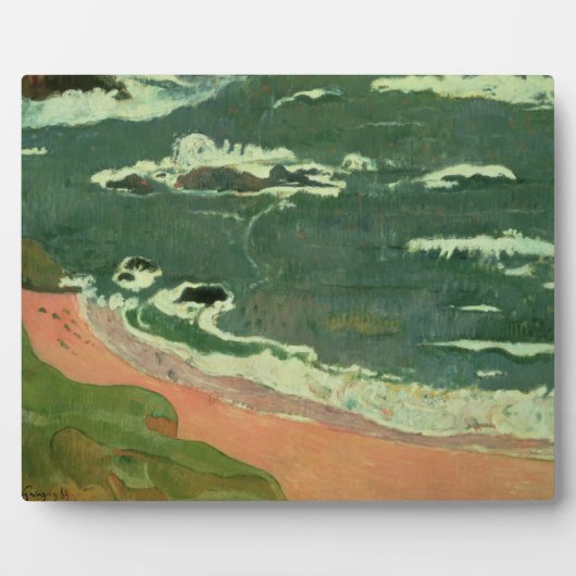 ポール・ゴーギン | Le Pouldu, 1889ビーチ フォトプラーク (正面)