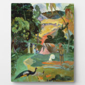 ポール・ゴーギン | MatamoeまたはLandscape with Peacocks フォトプラーク (正面)