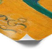 ポール・ゴーギン | Self portrait, 1889 (木の油) ポスター (コーナー)