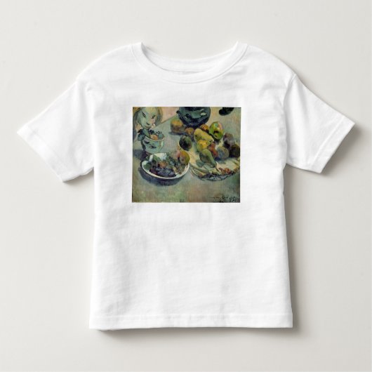 ポール・ゴーギン | Still Life with Fruit, 1888 トドラーTシャツ (正面)