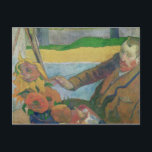 ポール・ゴーギン | Van Gogh painting Sunflowers, 1888 ポストカード<br><div class="desc">ゴッホ絵画ひまわり， 1888 | Paul Gauguin |アートの場所：アムステルダムのヴァンゴッホミュージアムオランダ |アーティストフランスのー |画像収集番号： XIR253138</div>