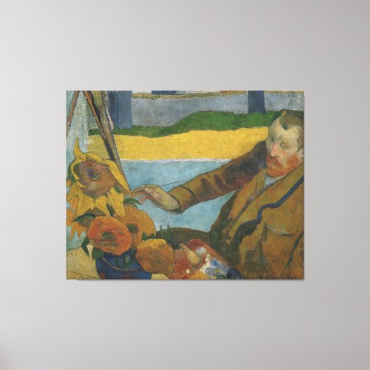 ポール・ゴーギンVincent van Gogh絵画ひまわりの花 キャンバスプリント (正面)