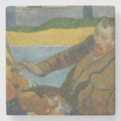 ポール・ゴーギンVincent van Gogh絵画ひまわりの花 ストーンコースター (正面)