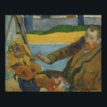 ポール・ゴーギンVincent van Gogh絵画ひまわりの花 ポスター<br><div class="desc">ポール・ゴーギン。ビンセント・ファン・ゴッホ絵画ひまわり。ポートレートのファン・ゴッホの静かな生活ひまわりの花。は暖絵画かい黄褐色のパレットで作られている。パブリックドメインにおける有名な芸術作品の複製。</div>