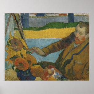 ポール・ゴーギンVincent van Gogh絵画ひまわりの花 ポスター
