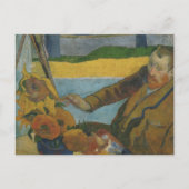 ポール・ゴーギンVincent van Gogh絵画ひまわりの花 ポストカード (正面)