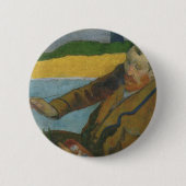 ポール・ゴーギンVincent van Gogh絵画ひまわりの花 缶バッジ (正面)