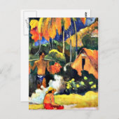 ポール·ゴーグアンアート：『真実の瞬間』 ポストカード (正面/裏面)