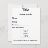 ポール·ゴーグインの女性とマンゴー(1892年) 招待状 (裏面)