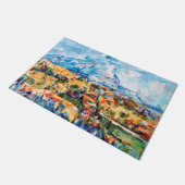 ポール·サンテ·ヴィクトワール·セザンヌ ドアマット (アングル)