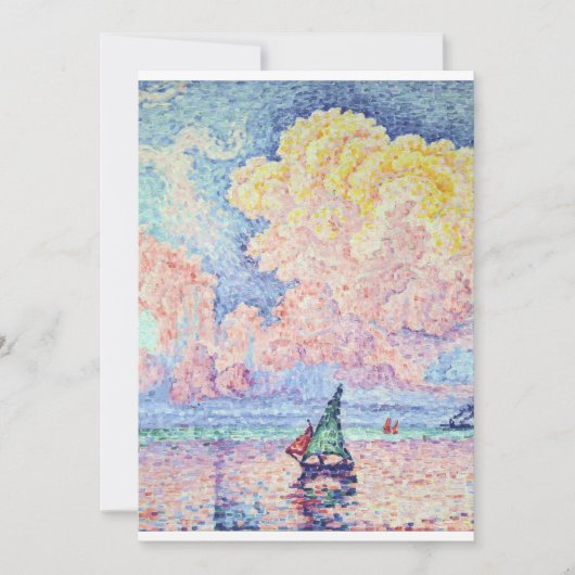 ポール·シグナック-アンティブ·ピンク·クラウド、1916年 招待状 (正面)