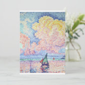 ポール·シグナック-アンティブ·ピンク·クラウド、1916年 招待状 (スタンド正面)