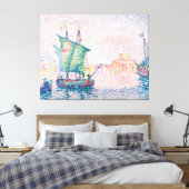 ポール・シニャックの絵画 キャンバスプリント (インサイチュ (寝室))