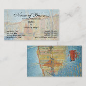 ポール・シニャックの『赤いブイ』 名刺 (正面/裏面)