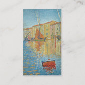 ポール・シニャックの『赤いブイ』 名刺 (裏面)