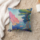 ポール・シニャック著Capo di Noli クッション (ブランケット)