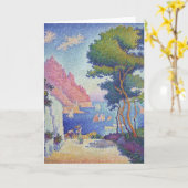 ポール・シニャック – カポ・ディ・ノリ カード (黄色い花)