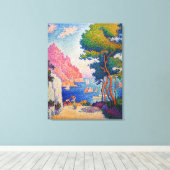 ポール・シニャック - カポ・ディ・ノリ キャンバスプリント (インサイチュ (ウッドフロア))