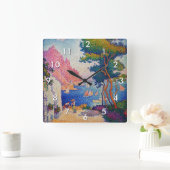 ポール・シニャック – カポ・ディ・ノリ スクエア壁時計 (ホーム)