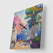 ポール・シニャック – カポ・ディ・ノリ スクエア壁時計 (傾斜)