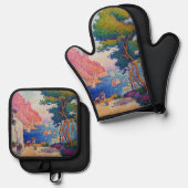 ポール・シニャック – カポ・ディ・ノリ 鍋つかみ&鍋敷きセット (正面/裏面)