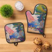 ポール・シニャック – カポ・ディ・ノリ 鍋つかみ&鍋敷きセット (トップダウン)