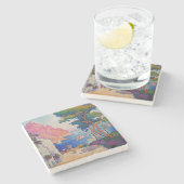 ポール・シニャック - カポ・ディ・ノーリ ストーンコースター (横)