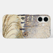 ポール・シニャック「クリシー大通り、パリの雪景色」 Case-Mate iPhoneケース (裏面 (横))